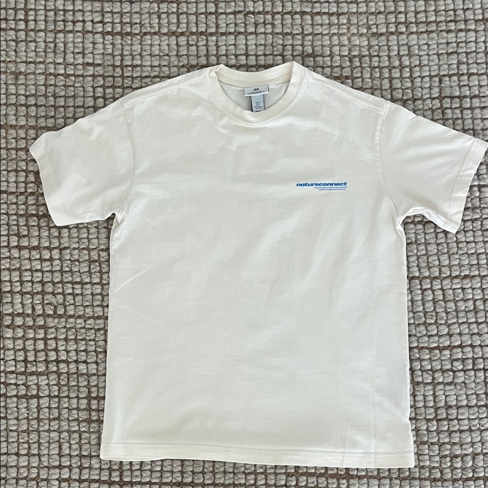 H&M Cream Short Sleeve Tee